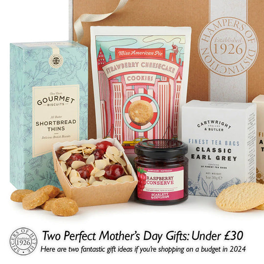 Two of the best Mother's Day gifts you can find for under £30 at Spicers of Hythe including afternoon tea and chocolate gift boxes.
