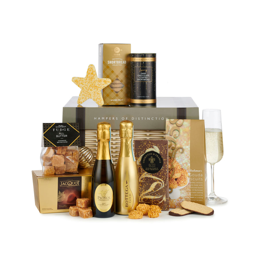 H23011 The Sparkle Christmas Hamper With Prosecco Spicers of Hythe
