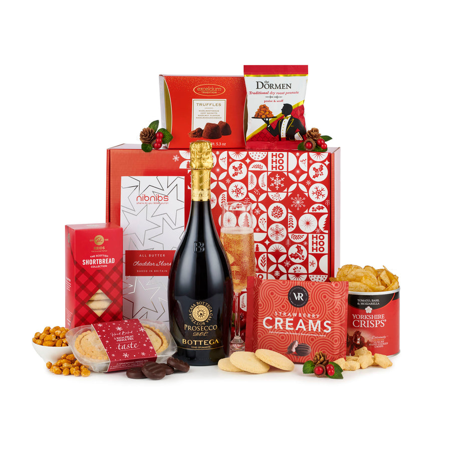 H23014 The Celebration Christmas Prosecco Hamper Spicers of Hythe