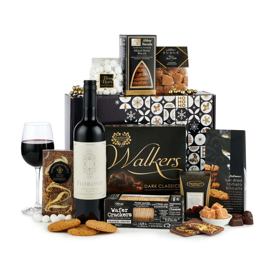 H23016 The Nutcracker Hamper With Red Wine Spicers of Hythe