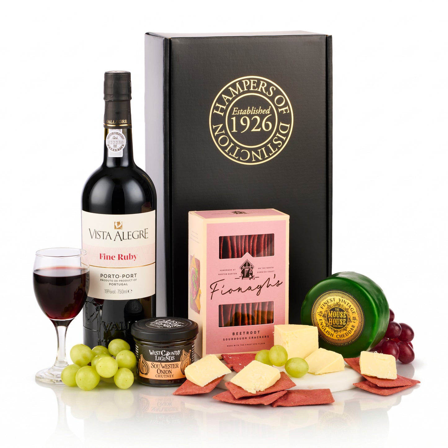 Luxury Port & Cheese Gift
