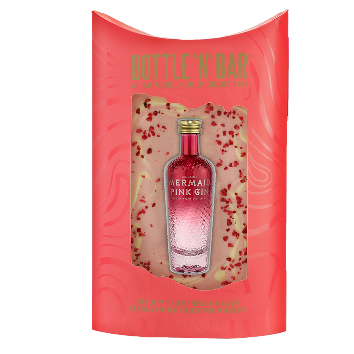 Mermaid Pink Gin & Chocolate Gift - Bottle N Bar