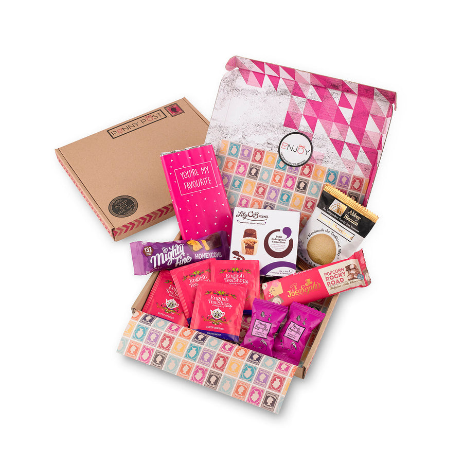 Penny Post Girlie Box Teatime Treats Letterbox Hamper